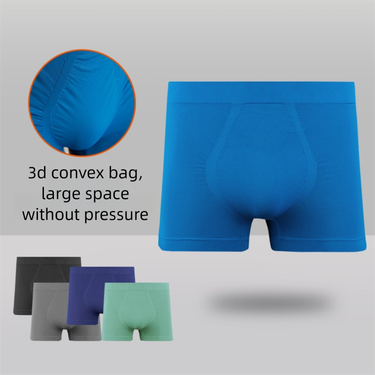 Men's Seamless Sports Underwear Marathon Professional Running Boxer Anti-Chafing Quick-Dry Shorts_voghion.com