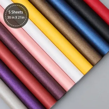 5 Sheets Wrapping Paper Gift Wrapper Florist Bouquet Material for Metallic Shine for Birthday,Holiday,Wedding - 30 in X 21in_maomaolike.com