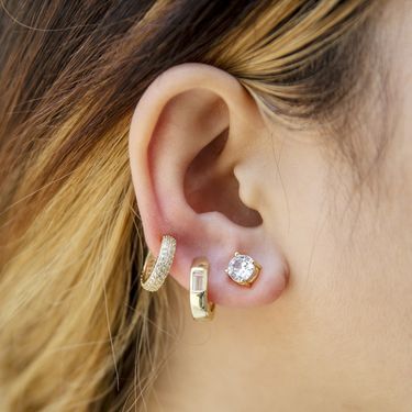 Hip Hop Earrings Mix And Match Combination Set Men And Women's Personalized Earrings Classic Versatile Ear Clip Jewelry_voghion.com