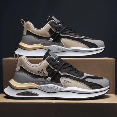 Foreign Trade New S Mesh Surface Breathable Sports Running Leisure Light Soft Sole Increase Old Trendy Shoes Men_voghion.com