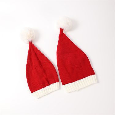 Children's Autumn/Winter Santa Hat Snowman knitted hat Warm ball cap for boys and girls_voghion.com