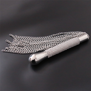 Adult Products Whips Diamond Handles Iron Chains Whiskers Leather Whips Weighted Chains_voghion.com