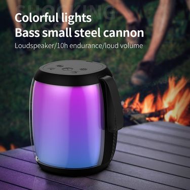 Bluetooth Speaker Outdoor Portable Card Mini Wireless Karaoke Integrated Microphone Speaker_voghion.com