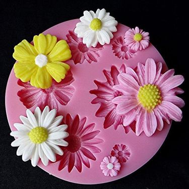 1pc 3D Flower Silicone Molds for Cake Decorating and Baking - Perfect for Fondant, Chocolate, Candy, and More!_voghion.com