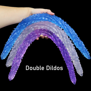 Dildos/Dongs 24 Inch Overlength Double Dildo Stimulate Anus Soft Erotic Phallus Anal Plug Dick Masturba_voghion.com