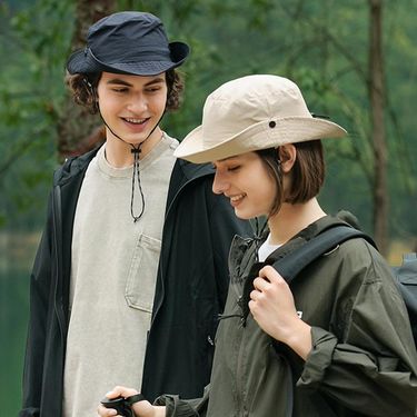 Hot Sale Summer Outdoor Uv Protection Men's Bucket Hats Waterproof Wide Brim Sun Breathable Adjustable Fishing Hat_voghion.com