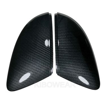 Side Wing Mirror Caps Cover for Skoda Octavia Mk3 A7 2014 2019 VW T-ROC T-cross Nivus (Carbon Look) 2020 2021 2022 Replace _voghion.com