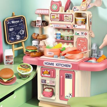 Kitchen Toy 2-Year-Old Simulation Kitchenware Cooking Set for Children_voghion.com