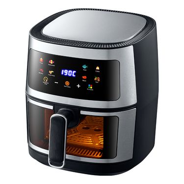 5L Visual Air Fryer - Stainless Steel Smart Touchscreen, French Fry Machine, Healthy Cooking For Home Use_voghion.com