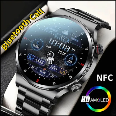 2023 New NFC Bluetooth Call Smart Watch Men Full Touch Screen Sports Fitness Watch ECG+PPG Smart Bracelet Reloj Inteligente Hombre_voghion.com