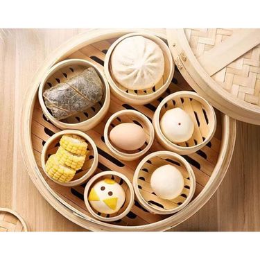 Bamboo Household Steamed Meat Steamer Mini Small Size_voghion.com