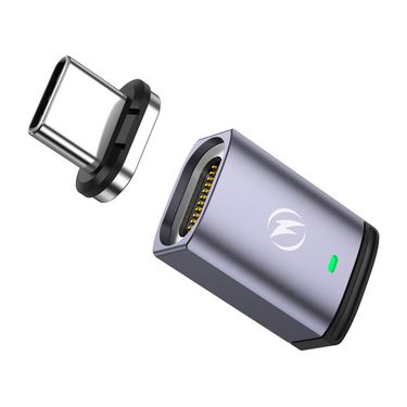 Magnetic USB C To Type C Adapter PD 100W 5A Fast Charging USB Type-C USB-C Magnet Data Sync Converter For MacBook iPad Pro Air_voghion.com