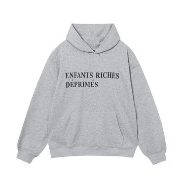 Melancholy Rich Second Generation ERD Letter Print Distressed Loose Unisex New Sweatshirt Hoodie Trendy Brand_voghion.com