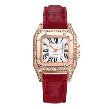 Internet Red fashion diamond ladies belt watch women's quartz watch manufacturers wholesale Women's Watch card to small square watch_voghion.com