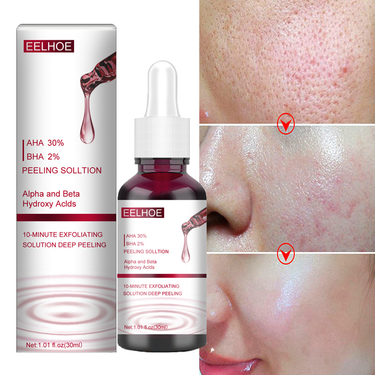 Pore Shrinking Serum Salicylic Fruit Acid Essence Smooth Pores Anti Aging Bghten Whitening Moisturizing Skin Care Product 30ml_voghion.com