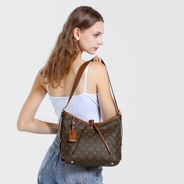New Retro Tote Bag Shoulder Bag Soft Leather Messenger Bag Women's Bag Two Piece Set_voghion.com