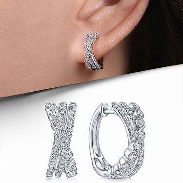 Women's Ear Clips High End Hip-Hop Street Style Trend Cross Ear_ipsvogv.com