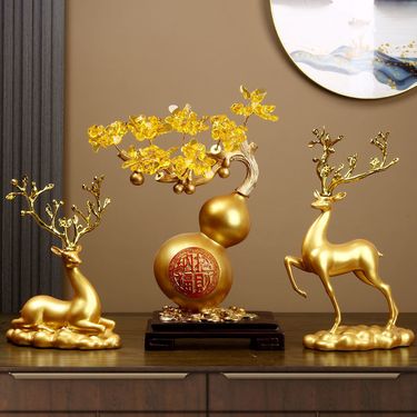 Zhaocai Hulu Lu desktop living room, foyer, TV, wine cabinet, decoration, new home gifts_voghion.com