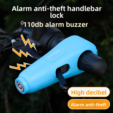 Electric Bike Front Brake Anti-Theft Alarm Motorcycle Fixed Portable Throttle Handlebar Lock Riding Gear_voghion.com