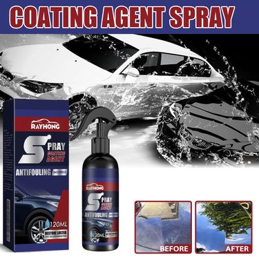 Rayhong Coating Agent Spray, Maintenance Paint Decontamination Blackening Brightening Automotive Coating Nano Coating Spray_voghion.com