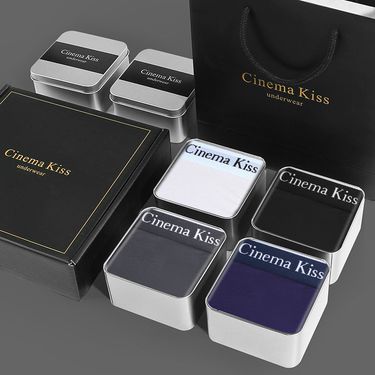 Men's Underwear Summer Thin Combed Cotton Modal Boys Boxer Briefs Breathable Antibacterial Gift Box_voghion.com