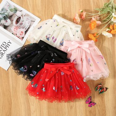 Baby Girl Summer Mermaid Sequin Gauze Half Skirt Baby Girl Korean Version Fashionable Short Skirt_voghion.com