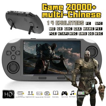 Video Game Consoles New SF3000 Handheld Game Console HD Horizontal Screen 4.5 Inch Arcade Handheld Simulator Built In Games_voghion.com