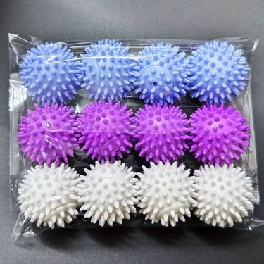 12pcs Reusable Magic Laundry Balls | Softener Prevents Tangles Removes Dirt Durable PVC Assorted Colors Safe For Delicates Enhances Water Vortex149_voghion.com
