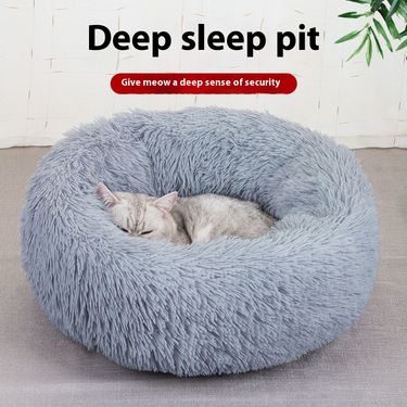 Pet Warm Winter Dog Nest Seasonal Universal Supplies Deep Sleep Thickened Cat Bed_voghion.com