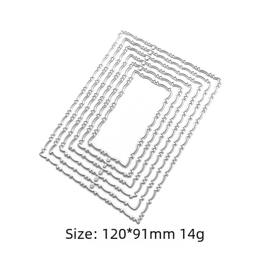 scrapbook carbon steel knife mold frame metal cutting die cutting hand account album decorative lace border knife mold_voghion.com