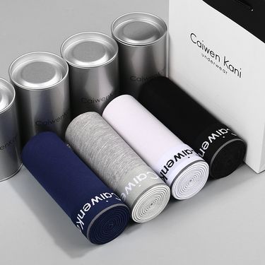 Men's Underwear Boxer Briefs Breathable Cotton Modal Four Corner Thin Boys Shorts Pants Gift Box_voghion.com