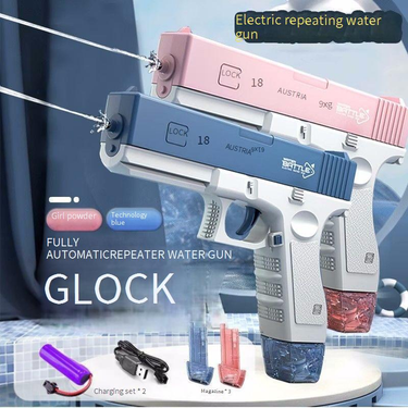 Kid's Toys Electric Glock Water Gun Toy Children's Spray Water Glock Combat Water Gun_voghion.com