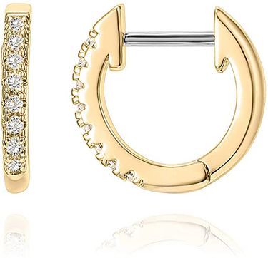 Earrings: Zircon circular with diamond inlay, star moon earrings, and earrings_voghion.com