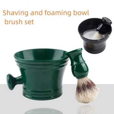 Hair salon Man shave Shave Face Foaming bowl Brush soap bowl Shape tool Foaming bowl Shave brush_voghion.com