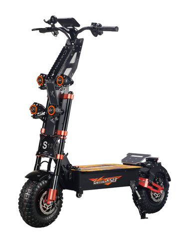 Cheevalry S13 2*4000W Powerful Electric Scooter 60V 40AH Battery 14 Inch TireAdult Electric Scooter Off-Road Electric Scooter_voghion.com