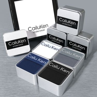 Simple Cotton Men's Underwear Antibacterial Crotch Breathable Boys Boxer Briefs_voghion.com