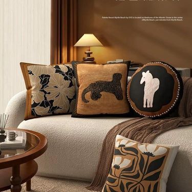 Nordic Series Throw Pillow For Living Room Sofa High-end Decorative Balcony Bay Window Office Chair Backrest_voghion.com