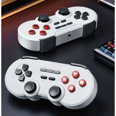 USB Wireless Dual Game Joystick Controller For PC, Steam, TV, Mobile, Tablet, Universal Portable One-to-Two_voghion.com