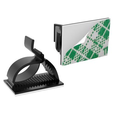 10PCS Self Adhesive Cable Management Organizer Clips Adjustable Desk Tidy Wire Cord Fixer Fastener Clips For Home Office_voghion.com