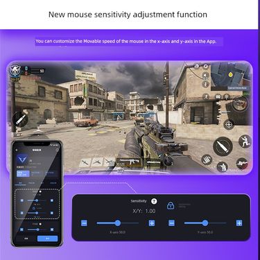World Of Tanks Blitz Handle Auxiliary Peripheral CF Mobile Game Controller Huawei IOS Key Mouse Converter_voghion.com