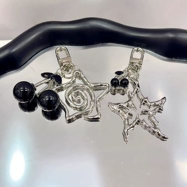 Creative Cherry Unisex Decoration Niche High-end Personality Bag Backpack Keychain Pendant Accessory_voghion.com