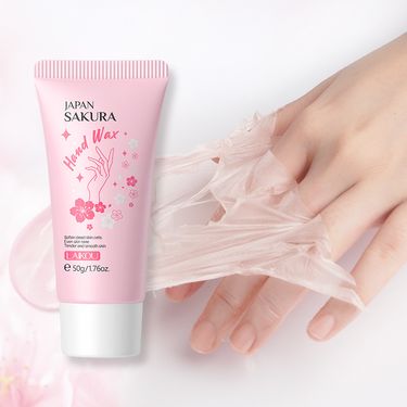 LAIKOU Cherry Blossom Cuticle Hand Wax 50g Moisturizing Hydrating Hand Care_voghion.com