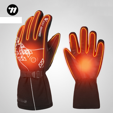 Heating cycling gloves Winter charging heating motorcycle electric gloves Warm cycling gloves_voghion.com