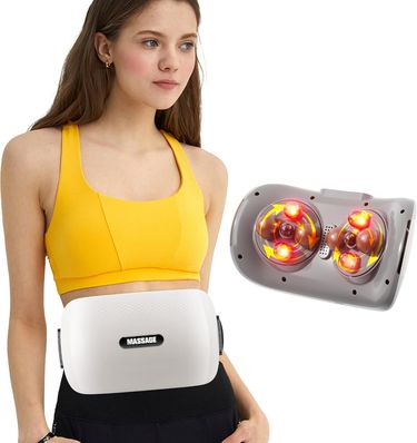 Upgraded Double Disc Abdominal Massager, Electric Stoh Massager For Digestion, Positive And Negative Massage, Alleviates_voghion.com