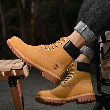 Plus-size Outdoor Men's Shoes Couple British Men's Work Shoes_voghion.com