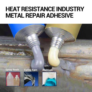 Jaysuing Metal Repair Super Adhesion, Repair Stone Ceramic Crack Waterproof High Temperature Sealant Casting Glue (20g Set)_voghion.com