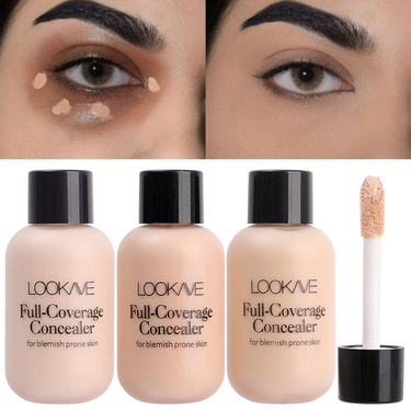 Full Cover Liquid Concealer Cream Makeup 12ML Invisible Eye Dark Circles Cream Face Foundation Waterproof Make Up Base Cosmetics_voghion.com