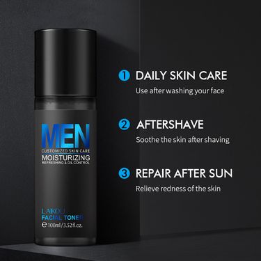LAIKOU Men's Toner 100ml Hydrating And Moisturizing Refining Pores Skin Care Products_voghion.com