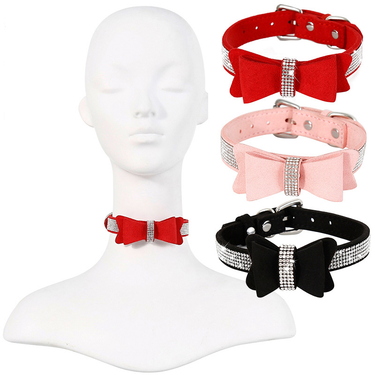 Sex Products Neck Cover Pink Bow Hole Soft Leather Pin Buckle Neck Cover Black Neck Cover Adult Products_voghion.com