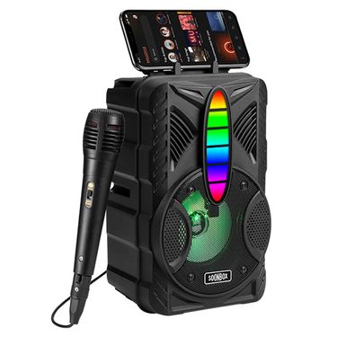 Bluetooth Small Speaker Home Subwoofer With Microphone Mobile Phone Holder Outdoor Karaoke Foreign Trade Speaker S55_voghion.com